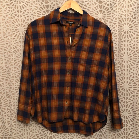 Rust flannel shirt Clearance
